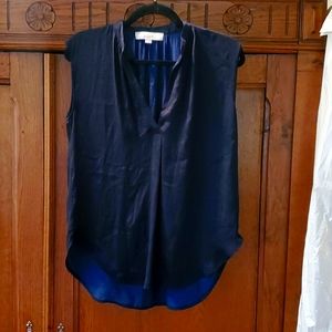 Loft blouse, XS, Navy Blue